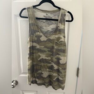 SO Green Camo Tank Top